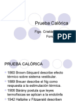 Prueba Calórica