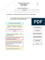 Guía de Aprendizaje Signos de Puntuación y Conectores