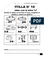 CARTILLA N°de Abecedario