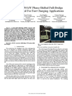 Design of A 50 KW Phase-Shifted Full-Bridge Converter Used For Fast Charging Applications