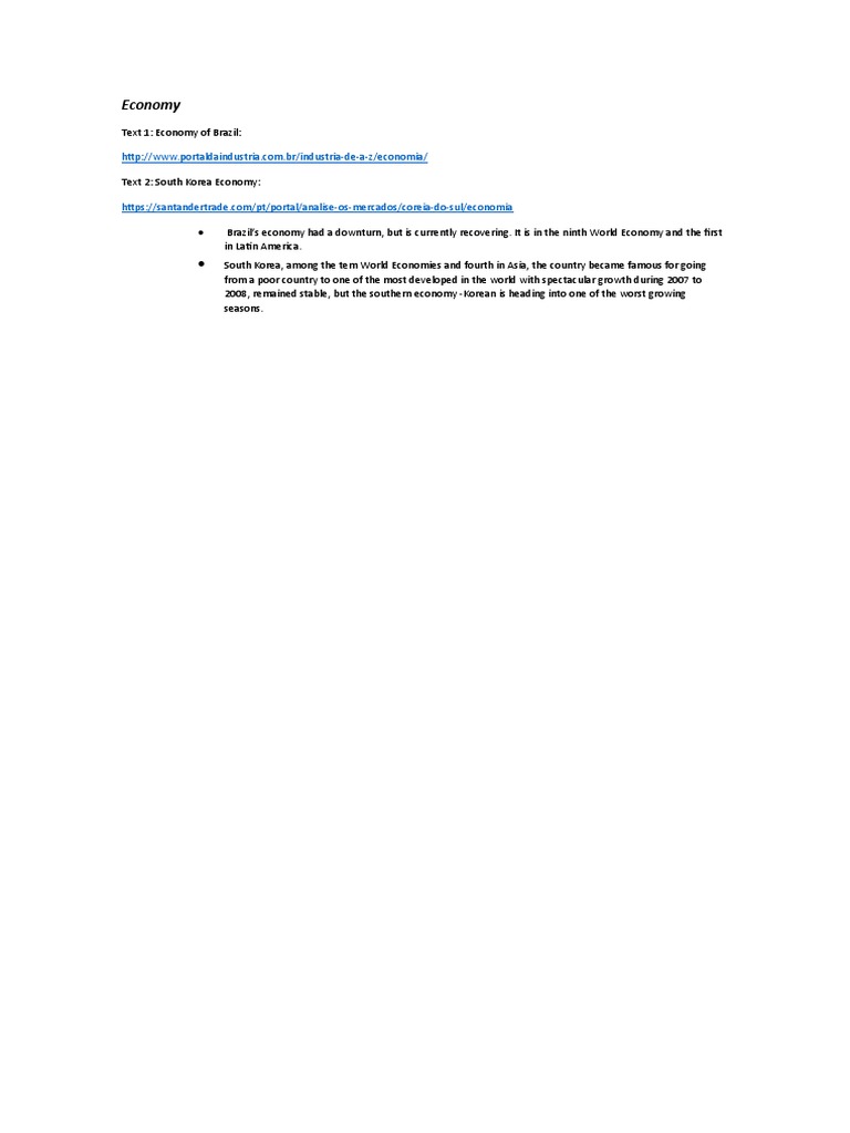 Economy | PDF | Finance & Money Management | Politics