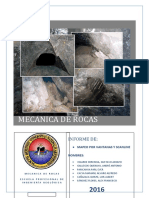 Informe de Rocas RQD RMR