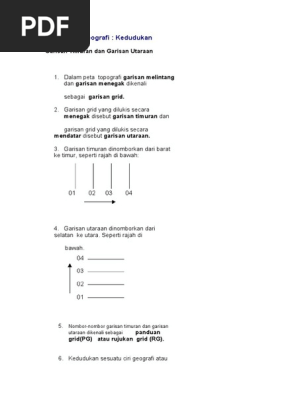 Kemahiran Geografi Kedudukan