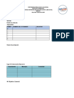 Formato de Plan de Capacitacion Preuvs