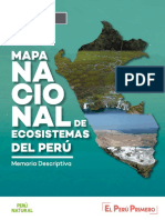 Mapa Ecosistemas Peru