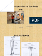 Teknik Radiografi Cruris Dan Knee Joint: Yeti Kartikasari, ST.M.Kes