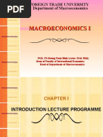 Macroeconomics I