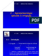 Agrometeorologia Aplicada 2010