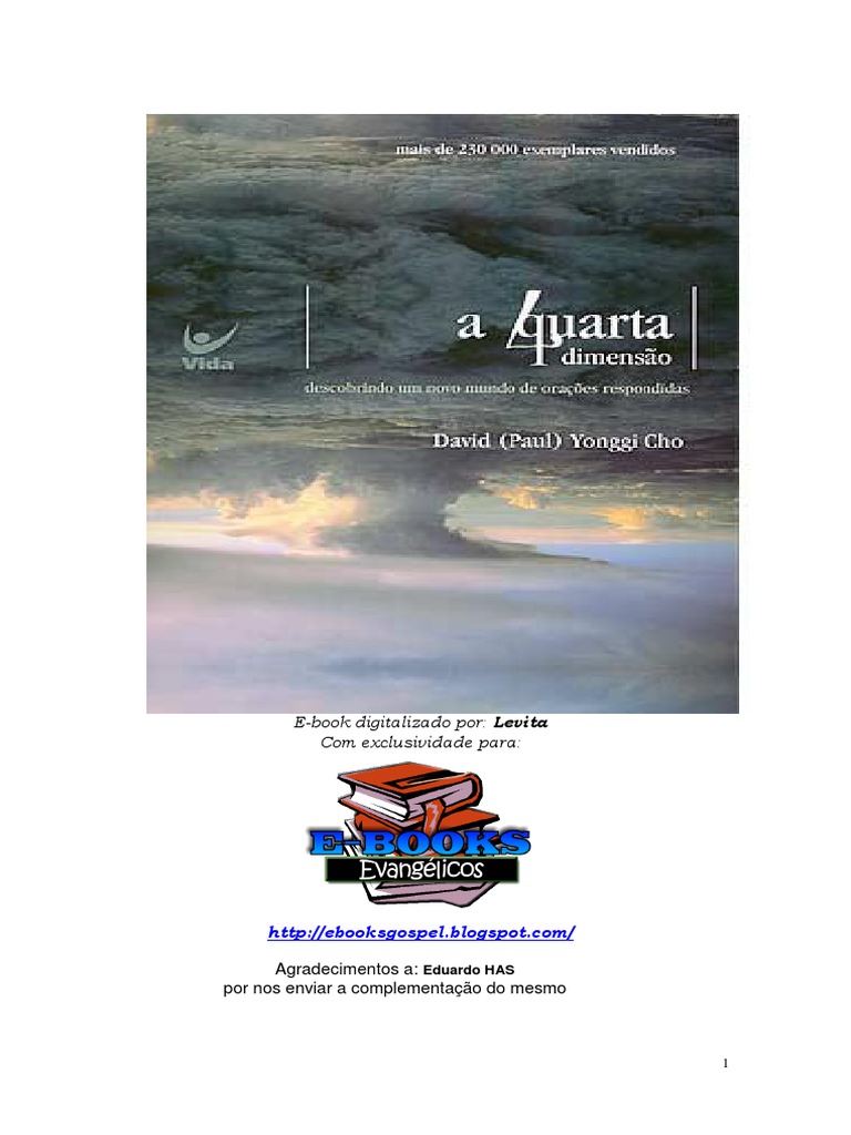 A Quarta Dimensão David (Paul) Yonggi Cho | PDF