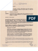 Comunicado Directivos Docentes Retorno Julio 2021