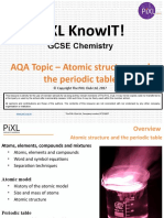 AQA Chemistry Atomic Structure and The Periodic Table KnowIT GCSE