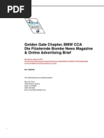 Golden Gate Chapter, BMW CCA Die Flüsternde Bombe News Magazine & Online Advertising Brief