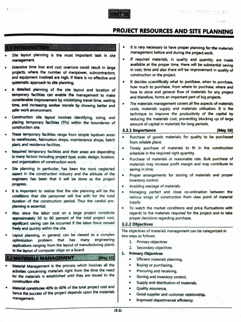 Effective Site Planning for Materials Management | PDF | Inventory ...