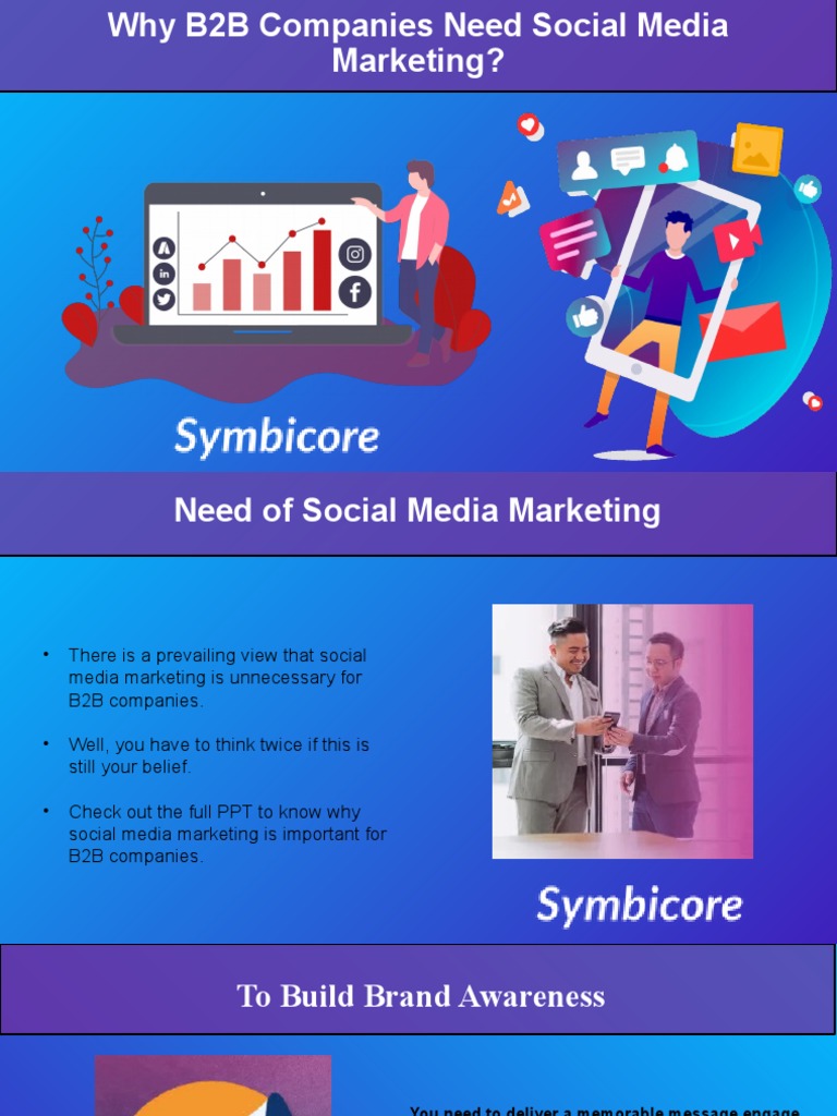 Why B2B Companies Need Social Media Marketing | PDF | Social Media ...