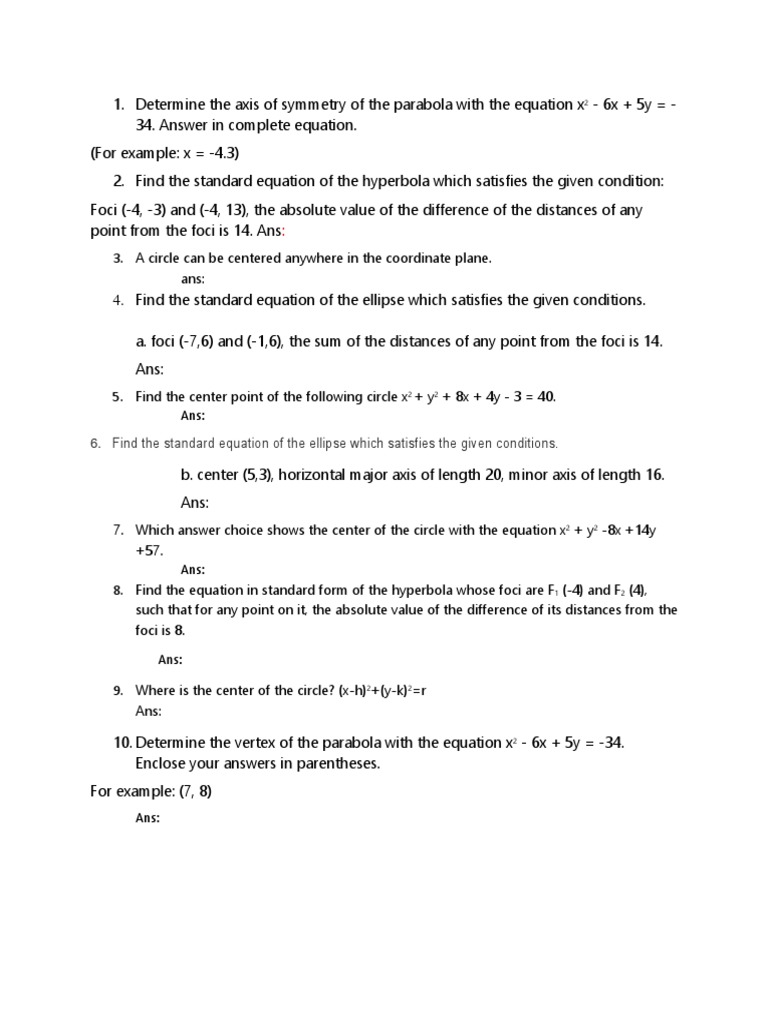 Coordinate Geometry Problem Solutions | PDF | Teaching Methods & Materials