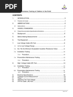Medium Voltage Cable Testing Procedures | PDF | Insulator (Electricity ...