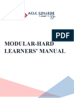 Modular-Hard Learners' Manual