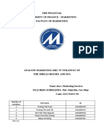 Analyze Marketing Mix 7P’ Strategy of Shells Resort