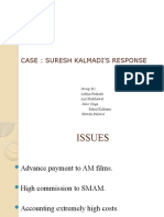 Case: Suresh Kalmadi'S Response: Group B2 Aditya Prakash Ajit Shekhawat Julio Veiga Rahul Kulkarni Shweta Paliwal