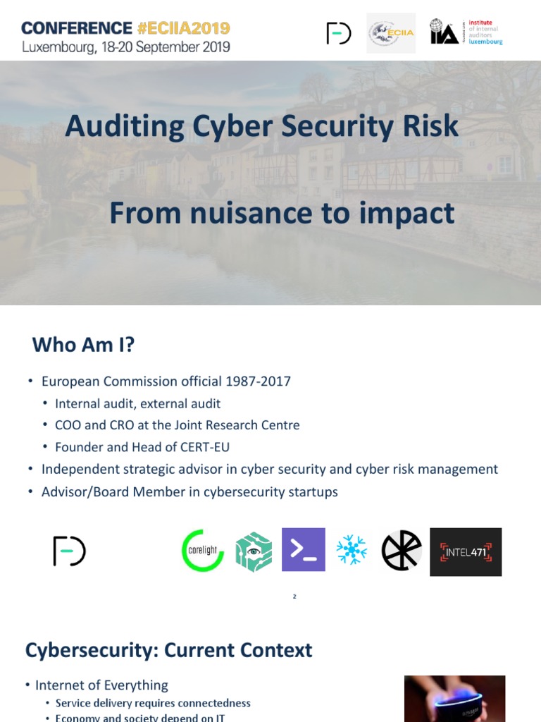 Auditing Cyber Security Risk - From Nuissance To Impact | PDF ...