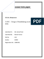 Microprocessor Term Paper