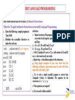 Assembly Language Programming: Code Segment