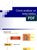 Cómo Analizar Un Texto Bíblico