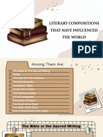 Literary Compositions That Have Influenced The World