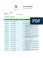 Vietcombank Account Statement