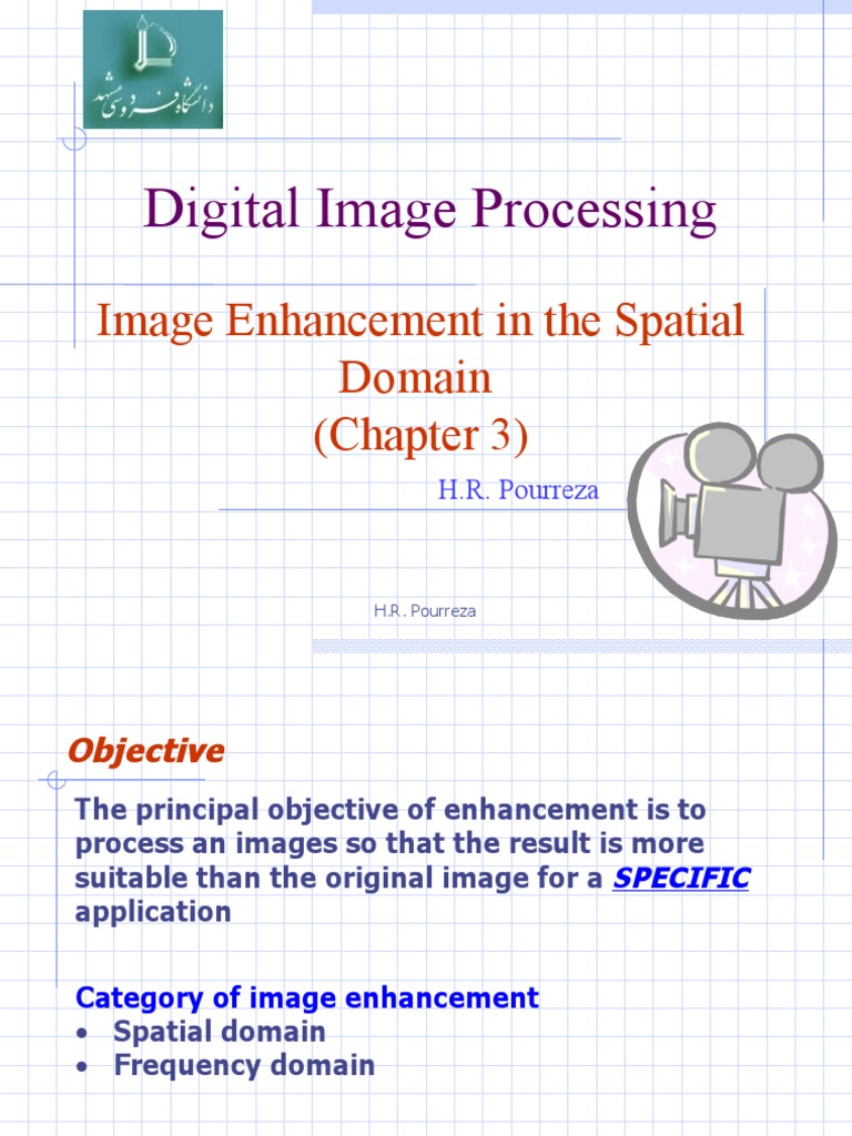Digital Image Processing: Image Enhancement in The Spatial Domain ...