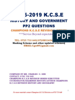 History K.C.S.E Pp2-Questions Updated2