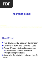 Microsoft Excel: Hari N' Raj, Gautam Acharya, Vikas Arora, Sagar Shukla, Praveen Jha, Pankaj Garbyal