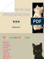 Welcome To Our Presentation: of Group 2
