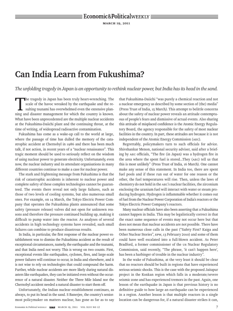 Fukushima Pdf Fukushima Daiichi Nuclear Disaster Nuclear Power