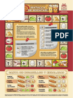 Catchup & Mousetard - ¡Batalla de Bocatas! Hoja de Juego
