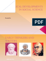 Historical Developments in Social Sciences