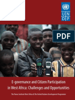 E-governance and Citizen Participation in West Africa