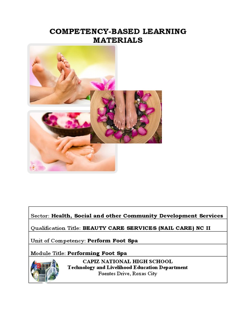 Foot Spa Procedure Training Module | PDF