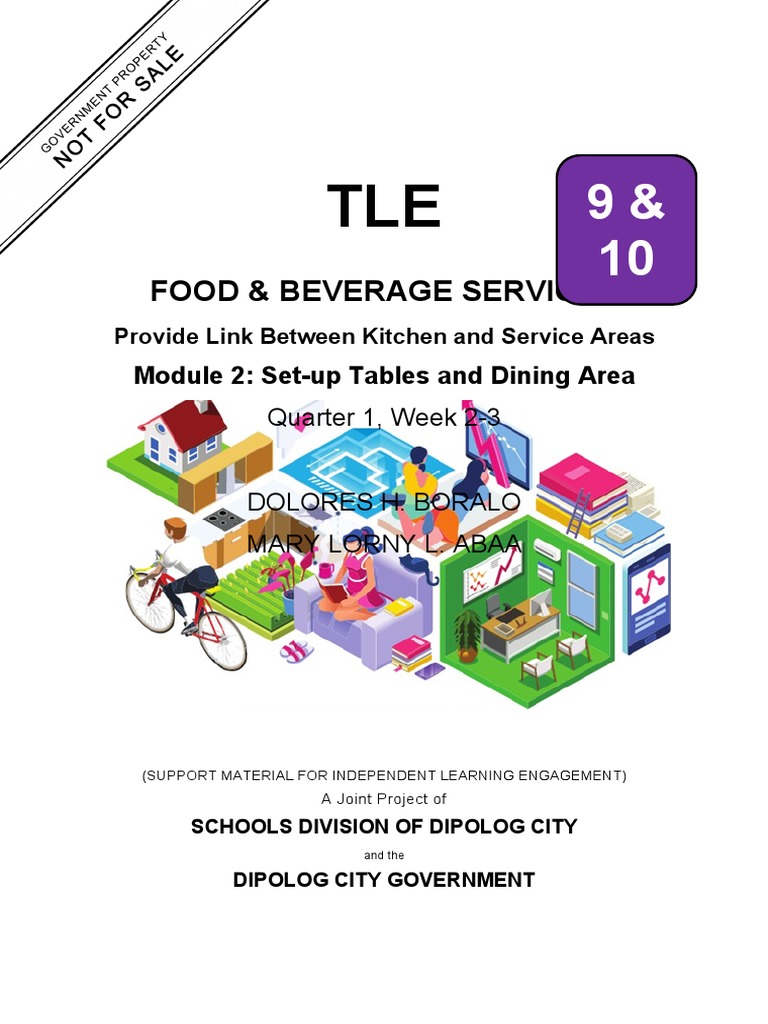 Food & Beverage Services Module 2 SetUp Tables and Dining Area PDF