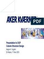 Presentation To OGP Column Structure Design: Magne K. Nygård ST Albans, 17-Mar-2003