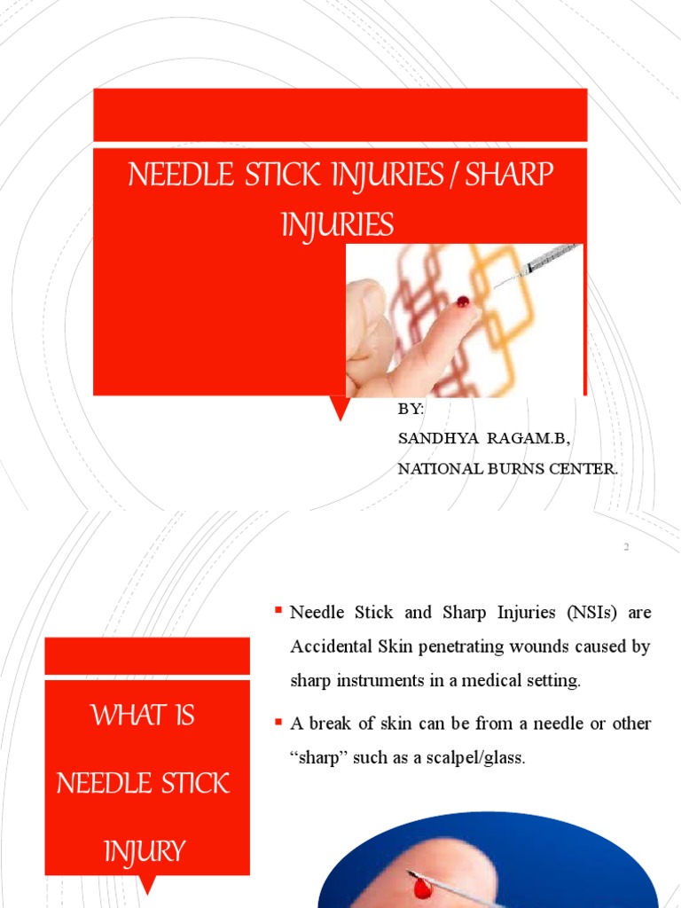Preventing Needle Stick Injuries | PDF | Diseases And Disorders ...