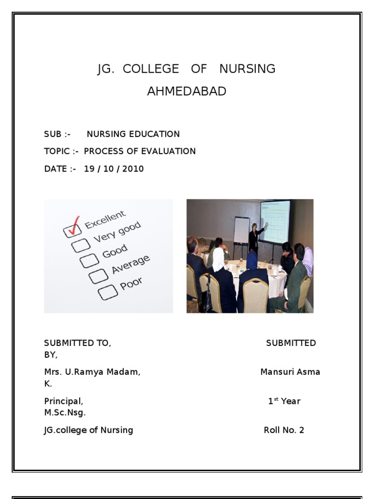 The Process Of Evaluation Pdf Teachers Qualitative Research