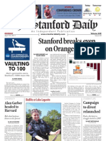The Stanford Daily: Stanford Breaks Even On Orange Bowl