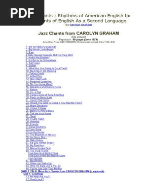 Jazz Chants | PDF | Linguistics