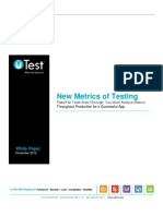 UTest Whitepaper New Metrics of Software Testing