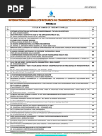 Download Volume 2 Issue 3 of International Journal of Research in Commerce  Management by Patel  Dhavalkumar Punamchand SN53237310 doc pdf