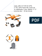 Drona profesionala JJRC X17 6K 5G GPS