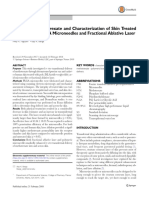Delivery of Methotrexate and Characterization of Skin Treated by Fabricated PLGA Microneedles and Fractional Ablative Laser