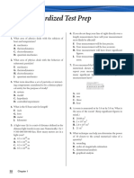 Standardized Test Prep: Multiple Choice