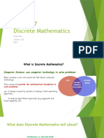 CSE 1107 Discrete Mathematics: Dola Das